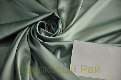 Шелк стрейч салатовый цвет (г-48)