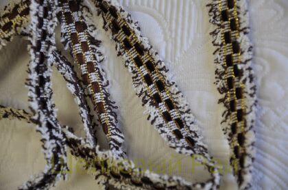 Тесьма коричневая "Chanel" 2,0 см (д-1442)