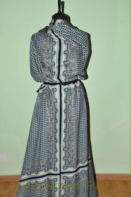 Шелк натуральный-купоны (б-181)