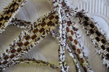 Тесьма коричневая "Chanel" 2,0 см (д-1442)