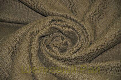 Шерсть вязаная костюмная хаки (д-963)