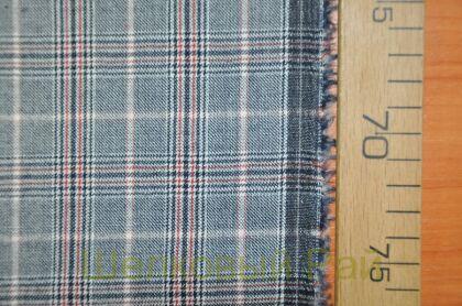 Шерсть костюмная в клетку (д-964)