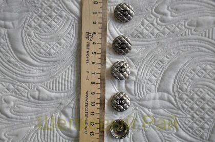 Пуговицы для одежды металлические с логотипом "Chanel" (д-1244)