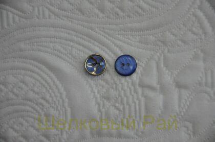Пуговица блузочная лазерный рисунок (д-1122)