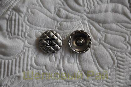 Пуговицы для одежды металлические с логотипом "Chanel" (д-1244)
