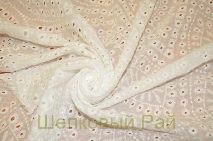 Шитье белое рисунок геометрический (к-32)