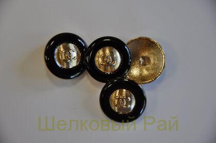 Пуговицы металлические с логотипом "Chanel" (д-1234)