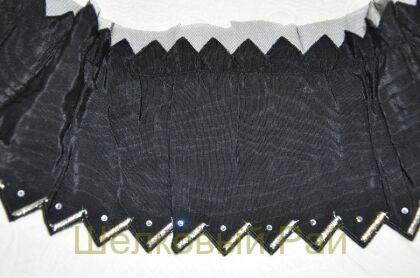 Тесьма рюш со стразами (в-40(2))