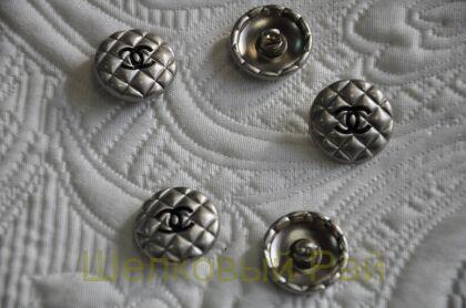 Пуговицы для одежды металлические с логотипом "Chanel" (д-1244)