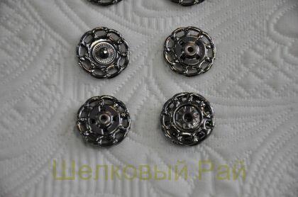Кнопки для одежды металлические (д-1096)