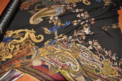 Шелк стрейч крепдешин "Etro" (д-626)