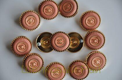 Пуговицы Chanel 22 мм цвет коралловый (д-1427)