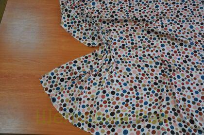 Шелк атласный горох разновеликий (д-1011)