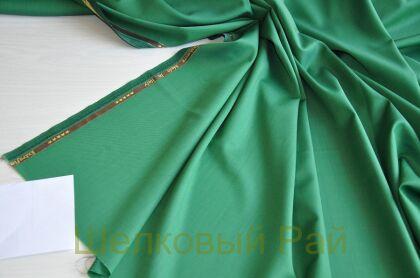 Кашемир зеленый (изумрудный) для костюма (д-1466)