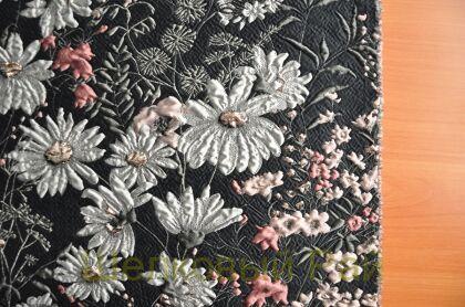 Жаккард с цветами "Valentino" (д-1168)