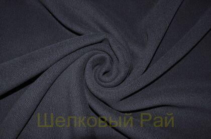 Пальтовая шерсть двойная "Max Mara" цвет черный (г-392)