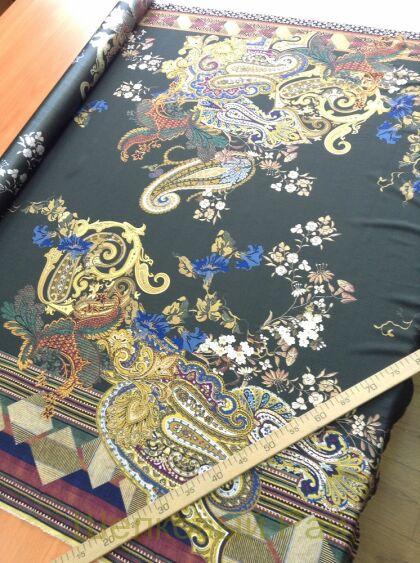 Шелк стрейч крепдешин "Etro" (д-626)