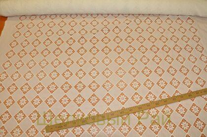 Макраме белое ромбы (к-11)