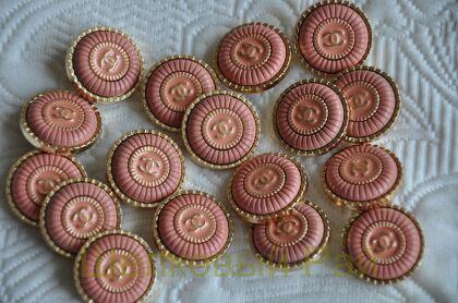 Пуговицы Chanel 22 мм цвет коралловый (д-1427)