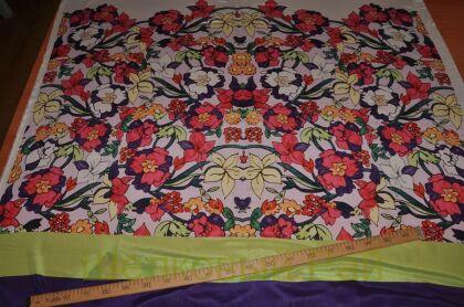 Крепдешин шелк натуральный "KENZO" (в-177)