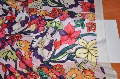 Крепдешин шелк натуральный "KENZO" (в-177)