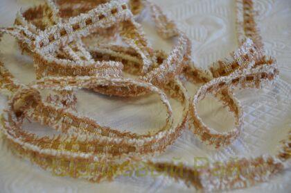 Тесьма бежевая "Chanel" 1,5 см (д-1445)