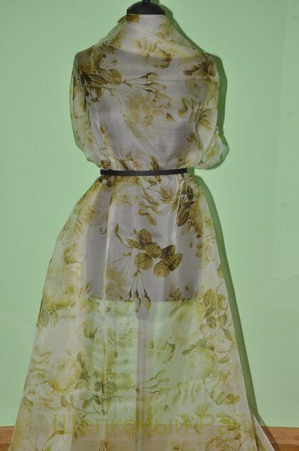 Органза шелковая "Gai Mattiolo" (д-149)