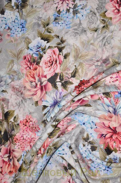 Шелк-стрейч крепдешин "Blugirl" (д-629)