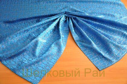 Жаккард васильковый "DIOR" (д-1169)