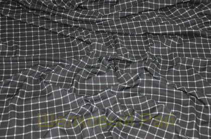 Вискоза плательная в клетку (д-1010)