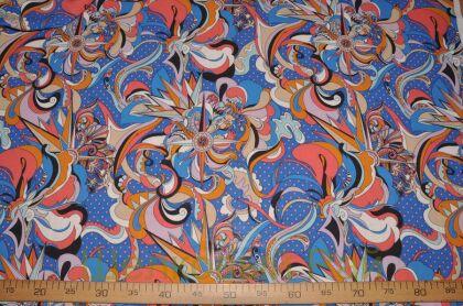 Ткань вискозная с шерстью "DIOR" (д-674)