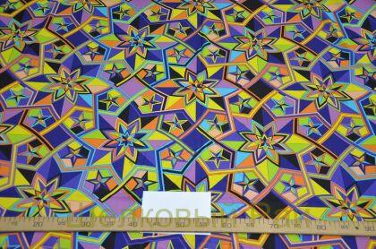 Шелк крепдешин калейдоскоп "Emilio Pucci" (д-1009)