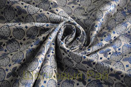 Жаккард клубника (д-1199)