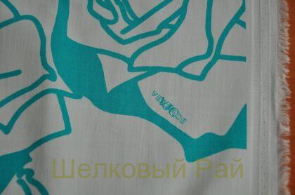 Хлопок стрейч подписной "Versace" (ж-126)