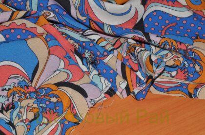 Ткань вискозная с шерстью "DIOR" (д-674)