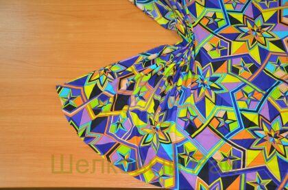 Шелк крепдешин калейдоскоп "Emilio Pucci" (д-1009)