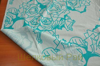 Хлопок стрейч подписной "Versace" (ж-126)