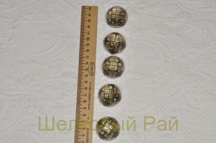 Пуговица пальтовая стекло (д-1081)