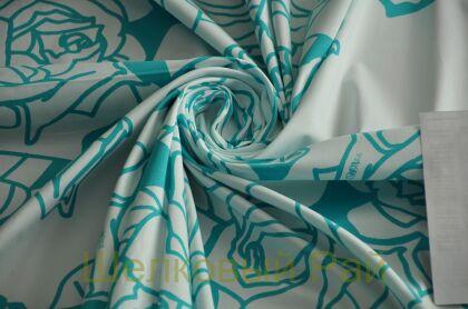 Хлопок стрейч подписной "Versace" (ж-126)