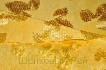 Филькупе шелковое цвет желтый "Valentino" (в-47)