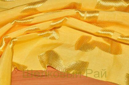 Филькупе шелковое цвет желтый "Valentino" (в-47)