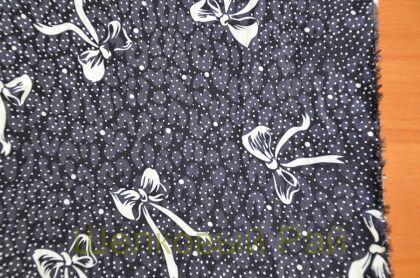 Шелк натуральный бантики (д-1213)