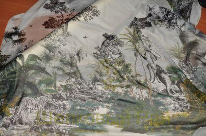 Шифон шелк настоящий "DIOR" (д-909)