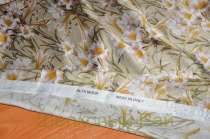 Шелк атласный "CAROLINA HERRERA" (д-622)