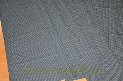 Костюмная шерсть в клетку (д-997)