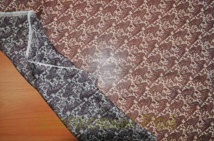 Шифон шелковый "Etro" ("з")