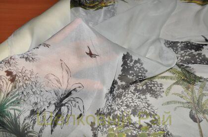 Шифон шелк настоящий "DIOR" (д-909)