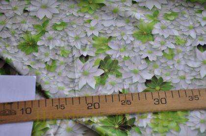 Вискоза штапель с цветами 3D (д-1464)