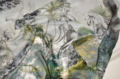 Шифон шелк настоящий "DIOR" (д-909)