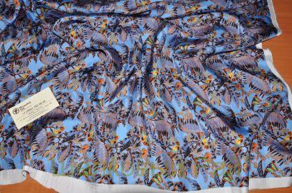 Шелк натуральный диагональ "Бабочки" (д-668)